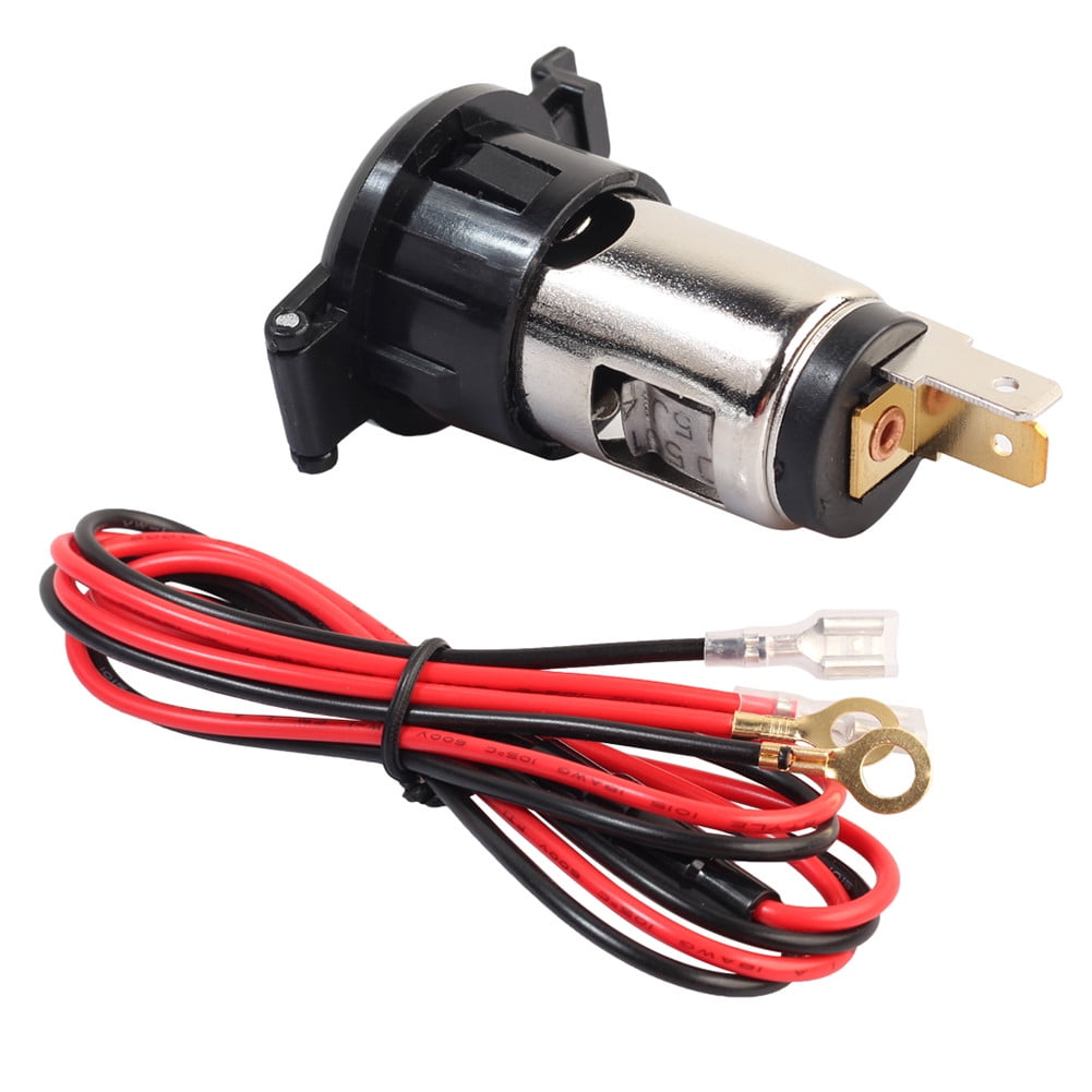 Famure 12V 24V USB Car Cigarette Lighter Socket Charger