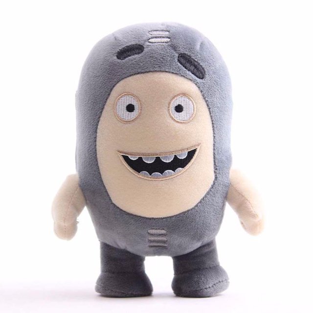 HATCHEL Anime Oddbods 18cm Dibujos Animados Fusible Figura Juguetes Zeke Jeff Peluche Muñecas De