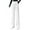 White, variant on cfhntfmh Corduroy Pants for Women Fleece Lined Casual Drawstring High Waist Straight Leg Pants Fall Fashion 2024