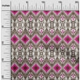 thumbnail image 1 of oneOone Silk Tabby Fabric Geometric Ikat Print Fabric By Yard 42 Inch Wide, 1 of 4