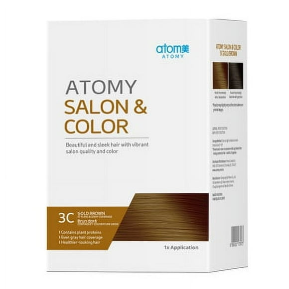 Atomy Salon & Color Gold Brown 3C Hair Dye