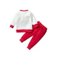 thumbnail image 3 of Seyurigaoka Girls Clothes Set, Tops with Ice-cream Pattern+Solid Color Trousers, 3 of 10