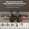 thumbnail image 3 of Hyasfey Abdominal Roller Wheel with Adjustable Resistance Automatic Rebound Men Women Core Workout Equipment 2 Wheels Abdominal Exerciser Trainer, 3 of 6