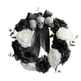 thumbnail image 1 of Guirnalda de Halloween 14 pulgadas flores rosas artificiales fantasma Sunnimix, 1 of 8