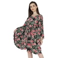 thumbnail image 2 of Moomaya Short Printed Kimono Kaftan For Women Turkish Kaftan Beachwear Bikini Cover Up, 2 of 7