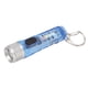thumbnail image 3 of Linterna llavero de largo alcance, LED superbrillante, recargable por USB, mini linterna para exteriores M300, no fluorescente, azul, 3 of 14