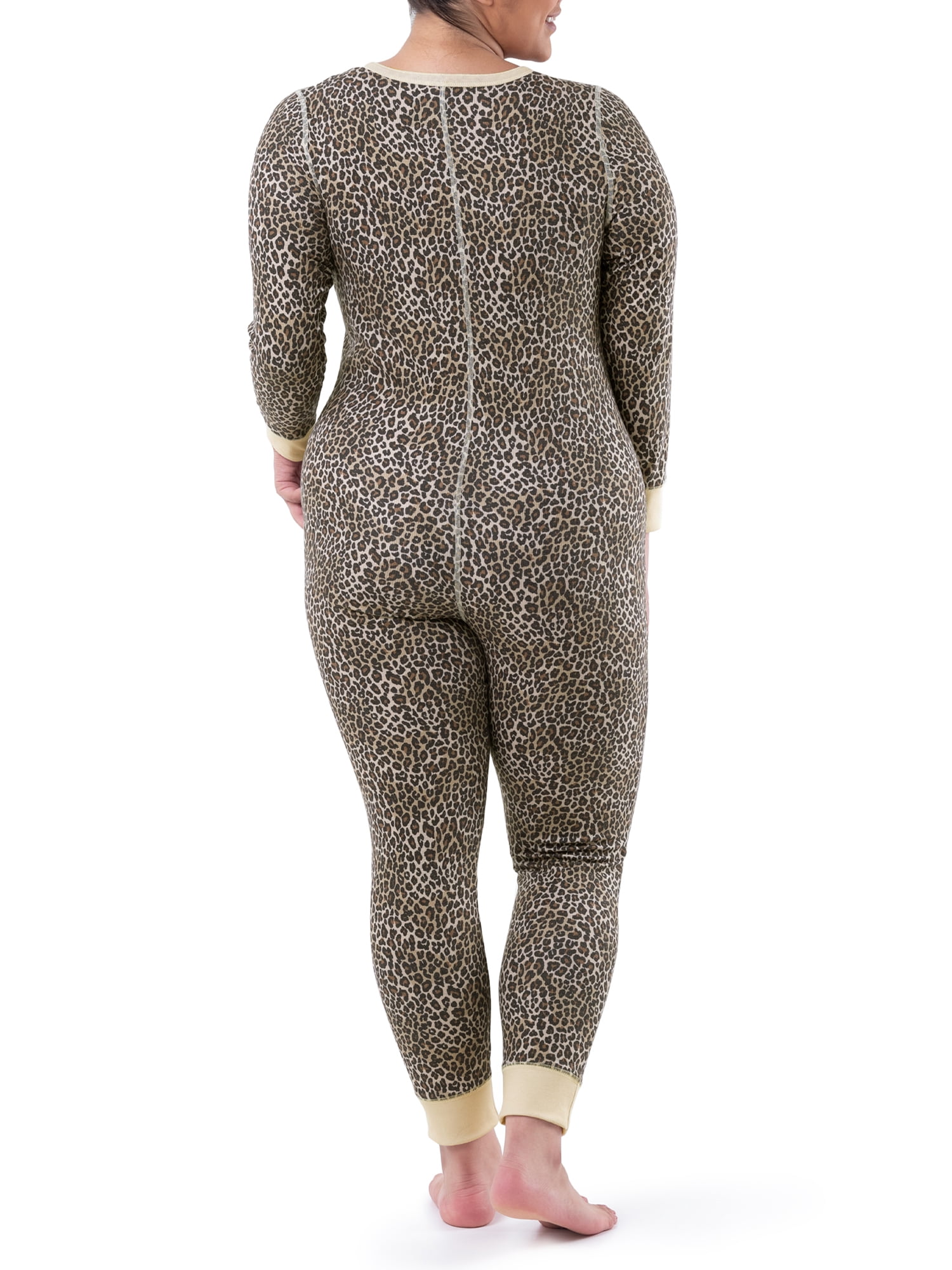 Fruit of the Loom Women's and Women's Plus Long Underwear Waffle Thermal Union Suit