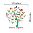 thumbnail image 3 of DAYCARE - Vinyl Mural Art Educational Alphabet Tree Decal Things Starting From Letters A To Z Design Multicolored Daycare Wall Decal - Kids Playroom Personalized Name Childcare Wall Sticker 36" x 40", 3 of 3