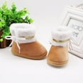 thumbnail image 6 of LowProfile Baby Shoes Infant Newborn Girls Cashmere Plush Winter Boots Bandage Warm Shoes, 6 of 7