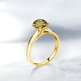 thumbnail image 4 of Gem Stone King 1.25 Ct 7mm Round Whiskey Quartz 10K Yellow Gold Ring (Size 7), 4 of 4