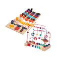 thumbnail image 4 of Bead Maze Juguete de juguete Beeds Roller Animales de juguete Regalo para niños Niños Niños Habilidades sensoriales Círculo Educativo Roller colorido tablero, 4 of 8