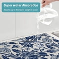 thumbnail image 4 of XMXT Microfiber Dish Drying Mat, Blue Celadon Texture Dish Drying Pad Mats for Kitchen Counter Dishes Rack Pads, 18 x 24 inches, 4 of 8