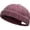 Wine Red, variant on Slccxzc Washed Cotton Brimless Hats for Men Vintage Docker Beanie Cap Rolled Cuff Skullcap