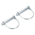 thumbnail image 1 of Pasador de acoplador de remolque de 2 piezas de 1/2" de diámetro, pasador de bloqueo de eje de acoplador de 3-15/16" de largo, pasador redondo de PTO, 1 of 6