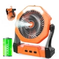 thumbnail image 1 of Ventilador nebulizador Ausic portátil de 8 pulgadas y 30000 mAh para exteriores, 1 of 7