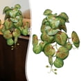 thumbnail image 2 of Eucalyptus Fake Pothos Hanging Plants - Artificial Hanging Plant Realistic Faux Pothos Vines for Indoor Décor, Lush Greenery for Home Wall Table Balcony Patio Office, Bathroom -1Pc(Green,17.7x4"), 2 of 9