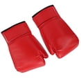 thumbnail image 3 of 1 par de guantes de boxeo de entrenamiento unisex para adultos, Free Fight Sanda Muay Thai, 10 oz, color rojo, 3 of 14