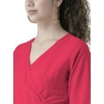thumbnail image 2 of eloria Women Box Plated Fit and Flare Dress Party Wear Causal Midi Dress Knee Long One Piece Dress, Color: Pink, Size: L, 2 of 6