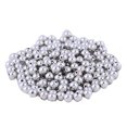 thumbnail image 2 of Kearding 200 Uds cuentas espaciadoras galvanizadas artesanía pequeña con agujero bola suelta artesanía accesorios adornos blanco Type3 NO3 Kearding HA060870-02, 2 of 6