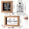 thumbnail image 2 of Coffee Bar Decor Sign Farmhouse Coffee Bar Wood Sign But First Coffee Wood Sign Mini Rustic Coffee Wooden Table Centerpiece Coffee Tiered Tray Decor f, 2 of 5