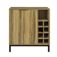 thumbnail image 4 of Pemberly Row Bar Cabinet with Wine Storage in Teak, 4 of 5