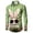 Green, variant on Mens Easter Polo Fashion Christmas Printed Long Sleeved Lapel Rugby Shirt for Men,Black,L