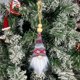 thumbnail image 4 of Decoración navideña de muñeco de nieve, figura sin rostro, gnomos, regalo de Navidad de felpa, ornamento de árbol de Navidad, 2024, 4 of 4