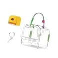 thumbnail image 4 of Bothyi Hamster -carry Bag Cage, Small Tier Carry Case, Guinea Pig Cage Outdoors, Hamster Travel Carrier for Chinchilla, Ferret, Mice, Mice green, 4 of 8
