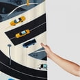 thumbnail image 3 of Orinice Cars Bathroom Decor Set Colorful Luxurious Graphic Print Polyester Fabric Shower Curtain Decoration with Hooks 36x72, 3 of 7