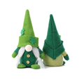 thumbnail image 2 of 2 piezas Día de San Patricio Duende irlandés Felpa hecha a mano Marcha escandinava Nisse Elfo Enano Verde Gnomo de fieltro escandinavo, 2 of 5