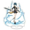 Taicanon 1 Pcs Kawaii Genshin Impact Stand Figure, Acrylic Peripheral Ornaments Collections for Game Fans