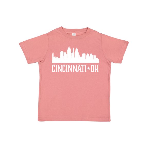 Inktastic Cincinnati Ohio Skyline City Silhouette Boys or Girls Toddler T-Shirt