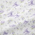 thumbnail image 6 of 2 Pieces Cute Bowknot Comforter Set for Boys Girls Dreamy Princess Style Princess Style Purple Floral Twin Bedding Set Ultra Soft Reversible Garden Flower Comforter with Pillowcases, 6 of 6