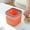 Orange_Free Size, variant on Gnmfd Mini Trash Can for Bathroom Office Kitchen Desk, Compact Desktop Waste Bin with Pressure Ring for Countertop Organization, Small Trash Container for Party Favors Decor