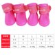 thumbnail image 3 of Botas de lluvia impermeables, antideslizantes, de goma, para perros pequeños, medianos y grandes, para exteriores, 4 unidades, accesorios para mascotas, 3 of 5