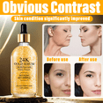 thumbnail image 3 of 24K Gold Serum for Face,Gold Anti-Aging Face Serum with Vitamin and Hyaluronic Acid, Day & Night Wrinkle Reduction, Rejuvenates Skin Youth (1 FL.OZ), 3 of 10