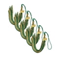 thumbnail image 1 of PVCS 5pcs 2021 Green Gold Graduation Cap Tassels Mix Color for Graduate Hats Parties Ceremonies, 1 of 5