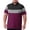 Purple-B-210526aa, variant on Trgacdwlo XL-8XL Color Block Polo Shirts for Men Big and Tall Short Sleeve Fishing Shirts for Men Breathable Men's Golf Shirts