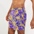 thumbnail image 4 of Men's Big&Tall Swim Trunks, Mens Swim Trunks with Pockets Board Beach Shorts Quick Dry Swim Shorts Bathing Suits Tropical Shorts for Men S-5XL Bathing Suits Woman Clearance, 4 of 5