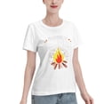 thumbnail image 2 of Camping I'D Rather Be Women'S Basic Short Sleeve T-Shirt White Large, 2 of 5