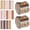 Brown, variant on Evjurcn 80Pcs Jelly Roll Fabric Strip Set Breathable Floral Cotton Quilting Fabric Bundles Sewing Supplies for Patchwork Sewing Quilting and Handcrafts, 2.56×19.69 inch