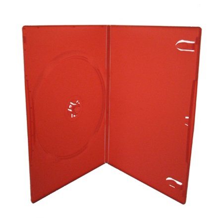 UPC 009522351799 product image for CheckOutStore 50 SLIM Solid Red Color Single DVD Cases 7MM | upcitemdb.com