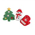 thumbnail image 1 of Pinzas para el pelo navideñas para árbol de Navidad Pinzas para el pelo Clips a presión para regalo de Navidad Decoración de recuerdos de fiesta, 1 of 3