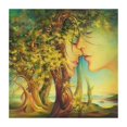 thumbnail image 2 of 5D bricolaje completo taladro cuadrado diamante pintura amante árbol punto de cruz Kit Craft Likrtyny decoración de arte, 2 of 8