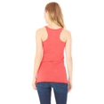thumbnail image 2 of The Bella + Canvas Ladies Triblend Racerback Tank Top - RED TRIBLEND - XL, 2 of 3