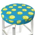 thumbnail image 3 of Naloa Ball Tennis Round Bar Stool Cushion Cover 12-14 inch, Fits Kitchen, Office, Restaurant Chairs - 13 inch, 3 of 7