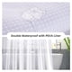 thumbnail image 3 of Juego de cortinas de ducha LaCyan 3 en 1, impermeables, 180 x 180 cm, con ganchos, 3 of 6