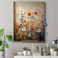 thumbnail image 4 of Qisvanset 12x16 Inch With Frame 2D Flat Wall Art Wild Flower Botanical Soft Field Home Wall Mural Decor, 4 of 8