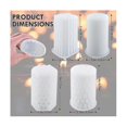 thumbnail image 2 of Silicone Candle Mould, Pack Of 4 Silicone Moulds, 3d Silicone Moulds, Candle Moulds For Pouring Set, 2 of 5