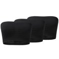 thumbnail image 4 of PEASKJP Tops Tube pour les Femmes de la Mode Bustier Corset Récolte Tops pour les Femmes avec Boucle, Noir L, 4 of 5